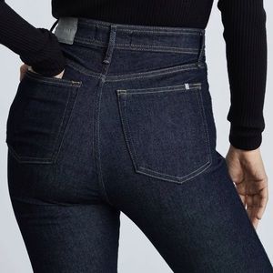 Everlane The Way-High® Clean Front Skinny Jean in Darn Indigo